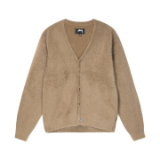 Stussy Shaggy Cardigan Taupe