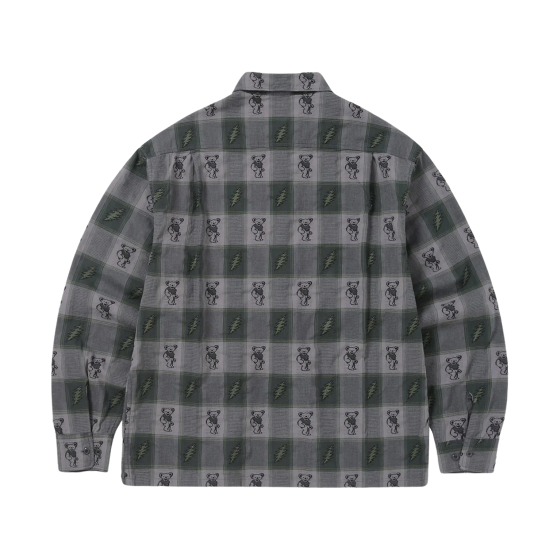 디스이즈네버댓 x 그레이트풀 데드 라이트닝 자카드 셔츠 퍼플(Thisisneverthat x Grateful Dead Lightning Jacquard Shirt Purple) - 2