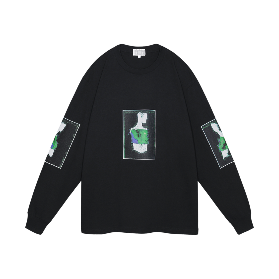 카브엠트 토르신_SEQ 롱슬리브 티셔츠 블랙 - 24FW(Cav Empt Torshin_SEQ Long Sleeve T-Shirt Black - 24FW)