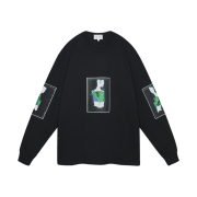 Cav Empt Torshin_SEQ Long Sleeve T-Shirt Black - 24FW