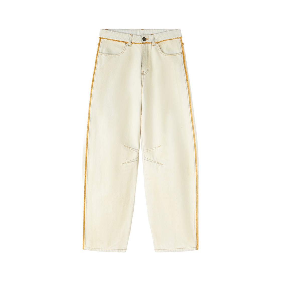 P3DWMA391 Palm Angels Classic Bleached Denim Carrot Fit 5 Pkt Light Grey