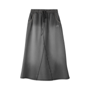 Safarispot Basic Damage Washing Denim Sweatskirt Black