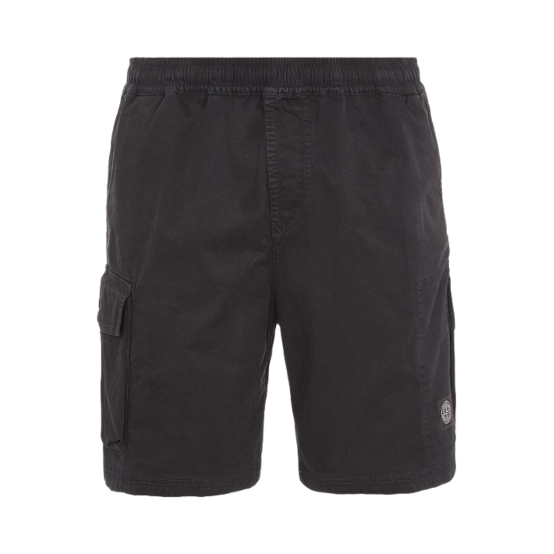 스톤 아일랜드 L1304 오가닉 코튼 올드 트리트먼트 카고 버뮤다 쇼츠 블랙 - 23SS(Stone Island L1304 Organic Cotton Old Treatment Cargo Bermuda Shorts Black - 23SS) - 1