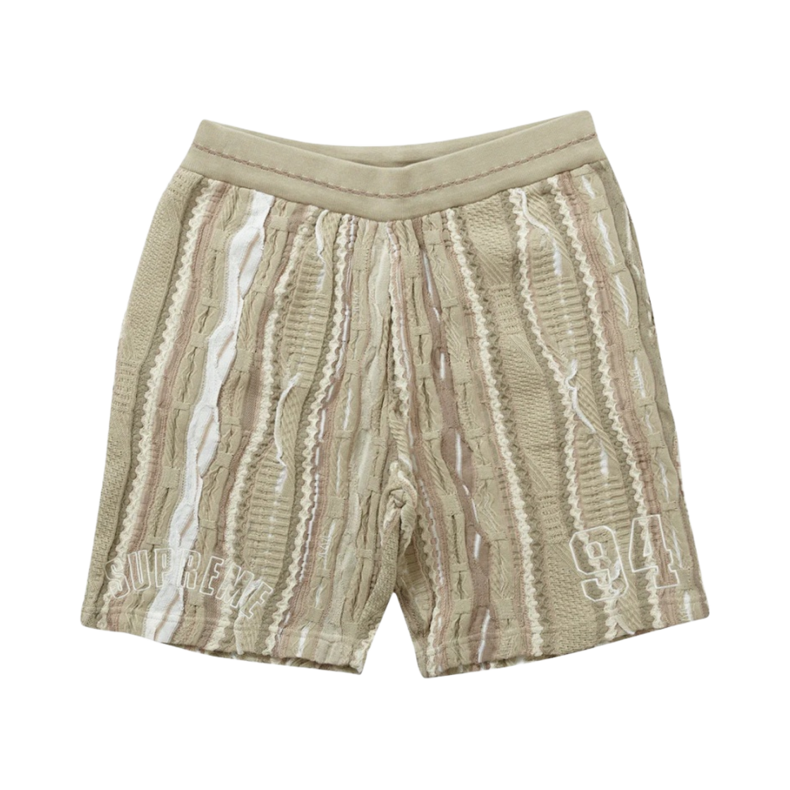 슈프림 x 쿠지 베스킷볼 쇼츠 탄 - 23SS(Supreme x Coogi Basketball Shorts Tan - 23SS) - 1