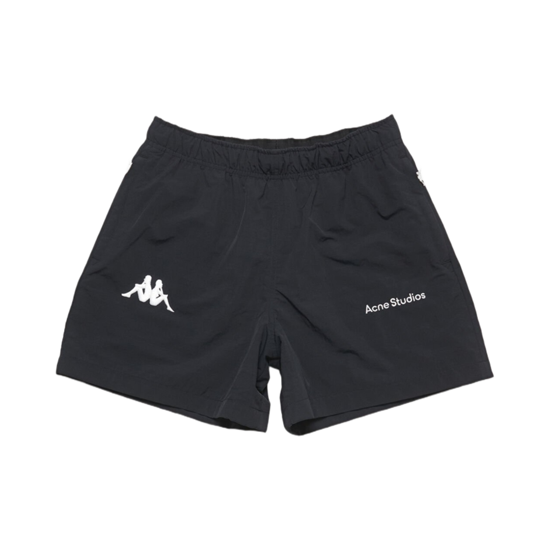 아크네 스튜디오 x 카파 릴렉스드 핏 쇼츠 블랙(Acne Studios x Kappa Relaxed Fit Shorts Black) - 1