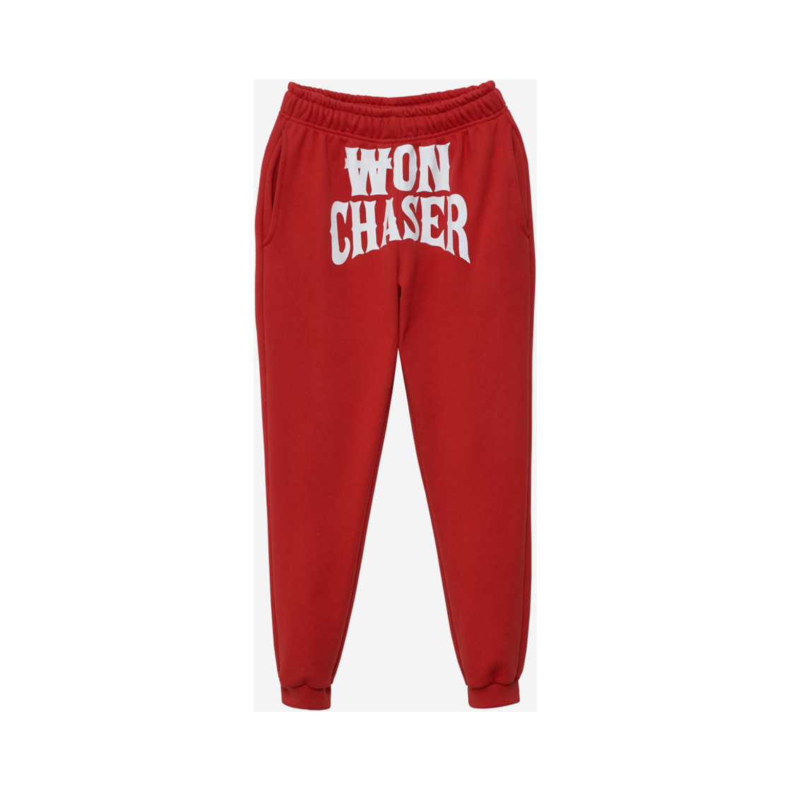 [KREAM 단독] 원체이서 체이서 스웨트팬츠 레드([KREAM 단독] Won Chaser Chaser Sweatpants Red)