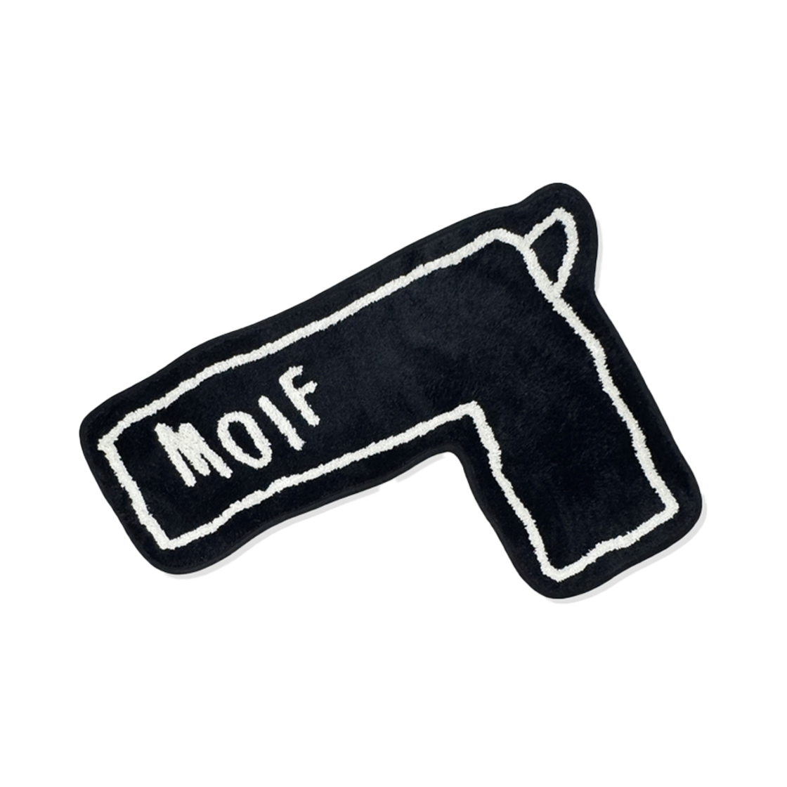 모이프 x 이나피스퀘어 자카드 발매트 피스톨(moif x inapsquare Jacquard Foot Mat Pistol)