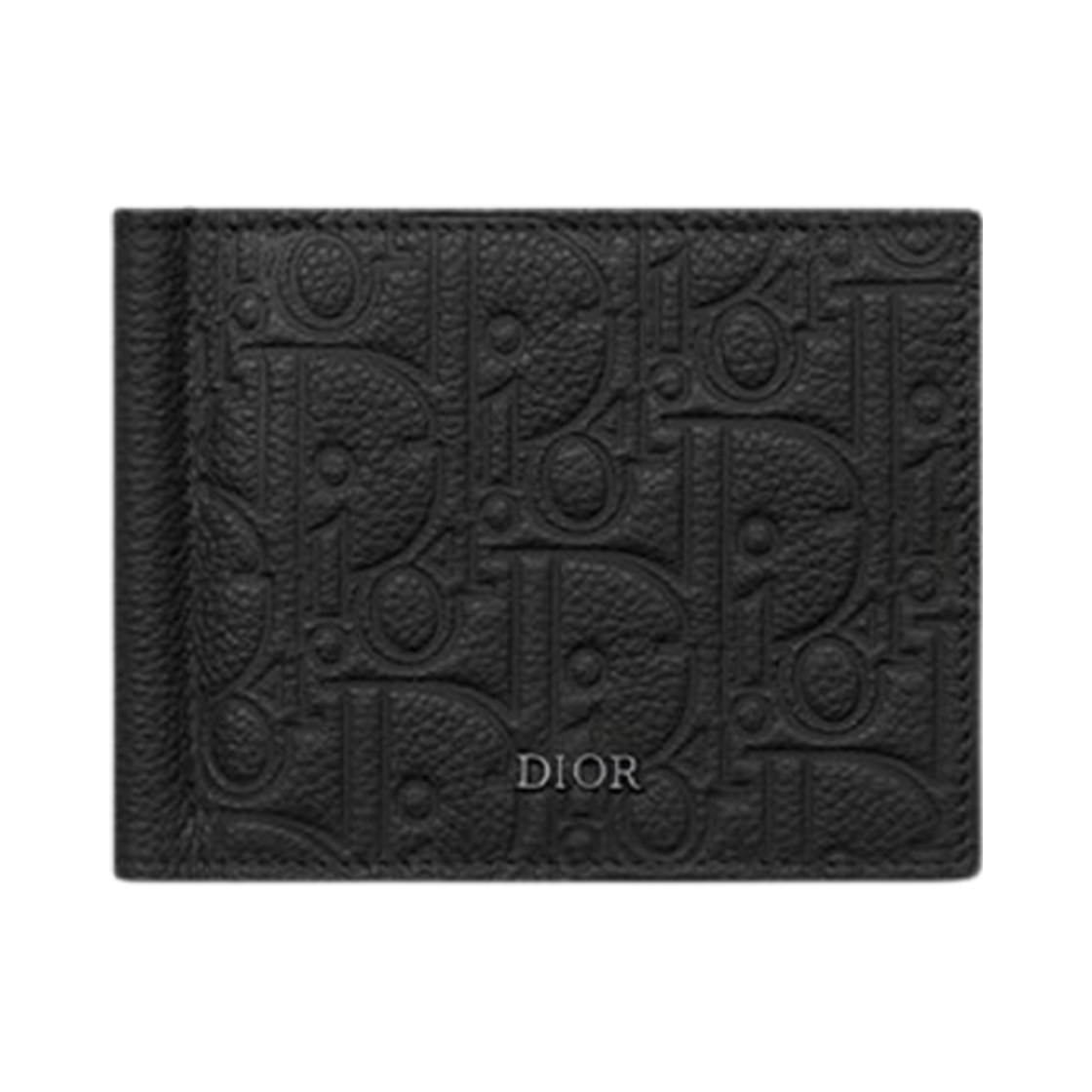 디올 월렛 머니 클립 디올 그래비티 레더 블랙(Dior Wallet with Money Clip Dior Gravity Leather Black) - 1