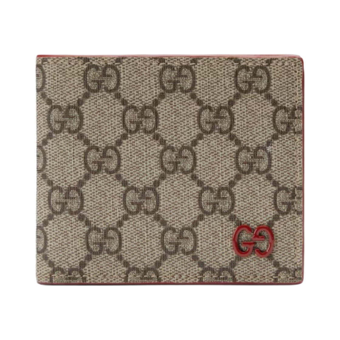 768243-FACQC-9752 Gucci Wallet with GG Detail Beige Ebony Supreme