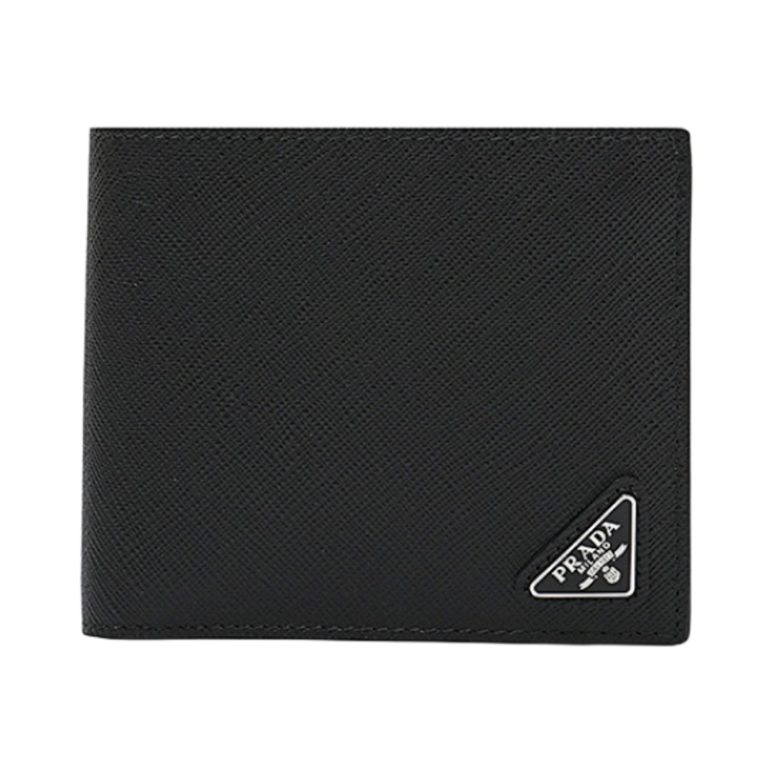 프라다 사피아노 레더 지갑 블랙 레드(Prada Saffiano Leather Wallet Black Red) - 1