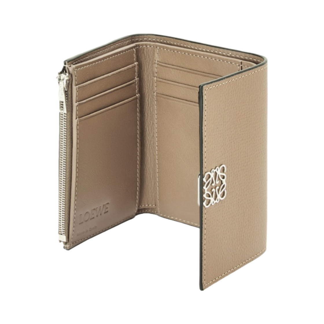 로에베 아나그램 스몰 버티컬 지갑 페블 그레인드 카프스킨 샌드(Loewe Anagram Small Vertical Wallet in Pebble Grained Calfskin Sand) - 3