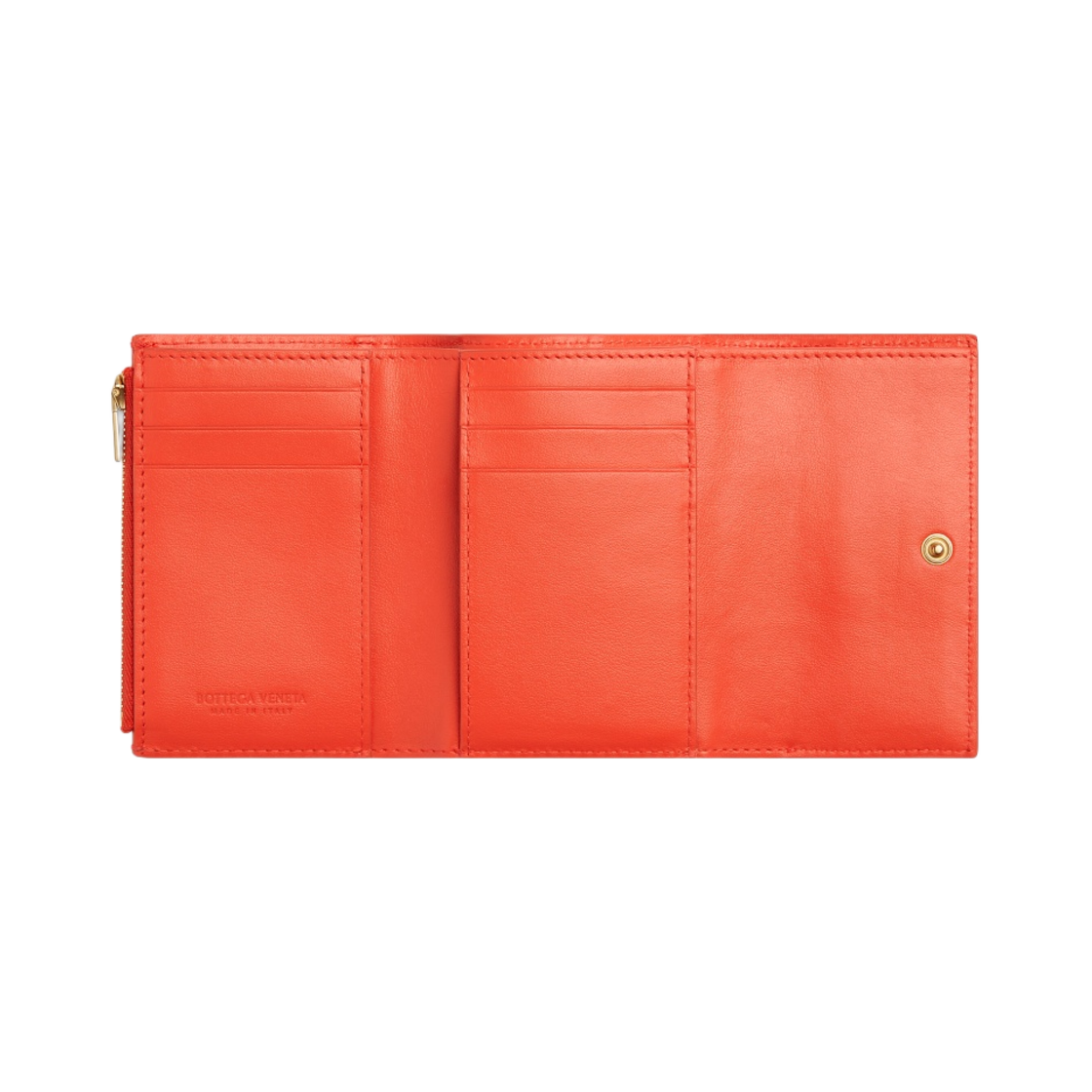 보테가 베네타 트라이폴드 지퍼 지갑 선버스트(Bottega Veneta Tri-Fold Zip Wallet Sunburst) - 2