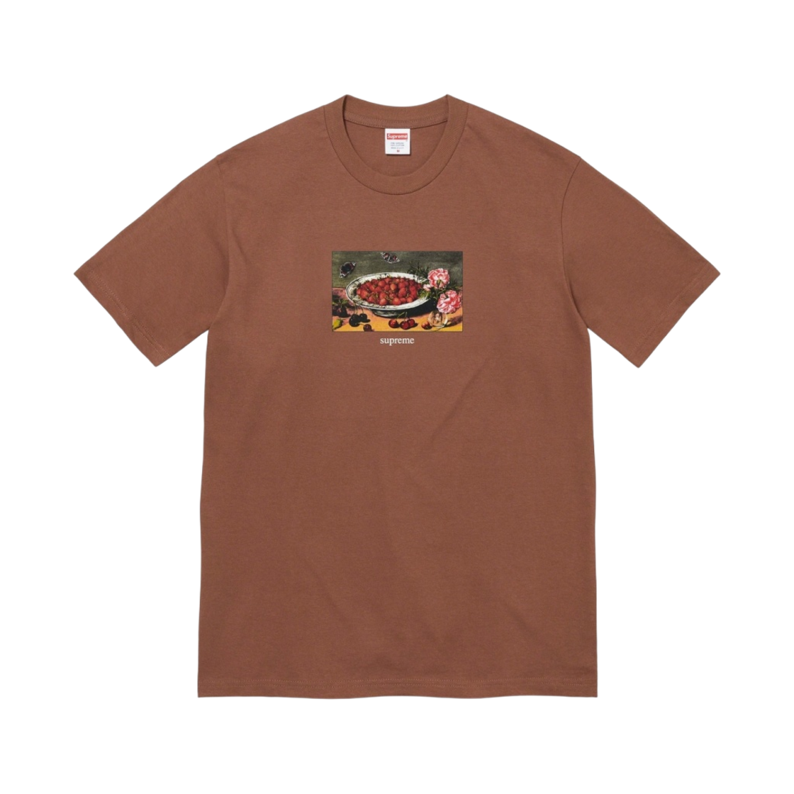 슈프림 스트로베리 티셔츠 브라운 - 23SS(Supreme Strawberries T-Shirt Brown - 23SS) - 1