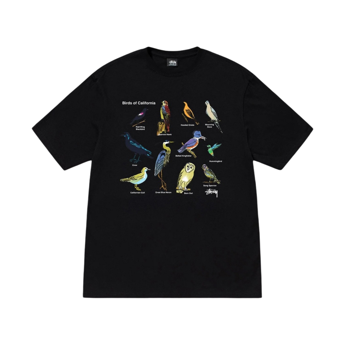 ラス1 stussy CALIFORNIA BIRDS TEE ホワイト L 白 Stüssy Men's' California Birds T-Shirt in White | LN-CC®