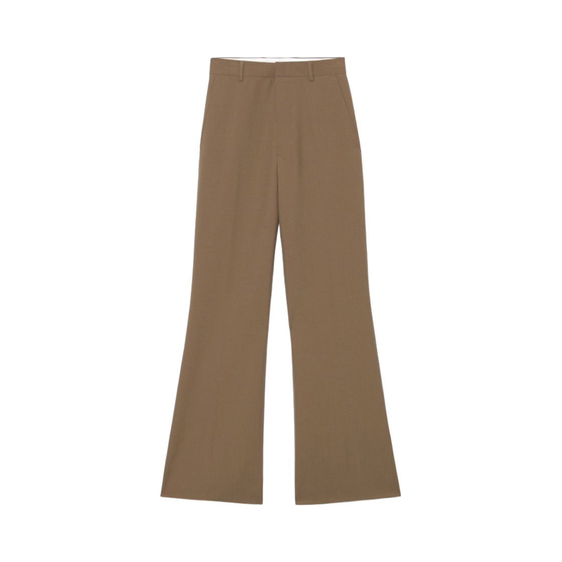 (W) 아미 플레어 핏 트라우저 토프((W) AMI Flare Fit Trousers Taupe) - 1