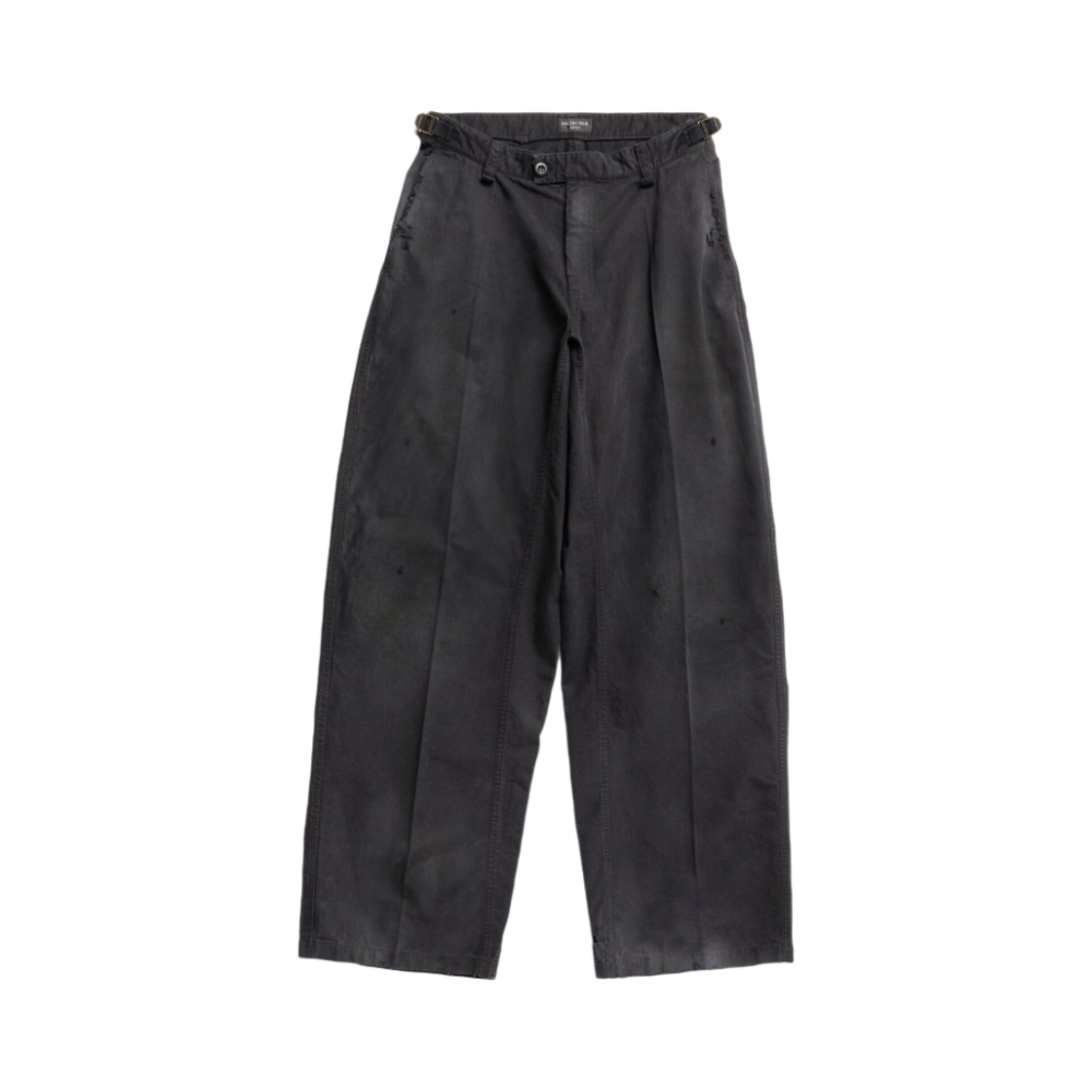 발렌시아가 미니멀 카고 팬츠 블랙