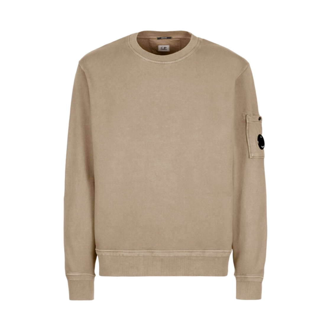 C.P. 컴퍼니 코튼 플리스 리지스트 다이드 스웨트셔츠 리드 그레이 - 23SS(C.P. Company Cotton Fleece Resist Dyed Sweatshirt Lead Grey - 23SS) - 1