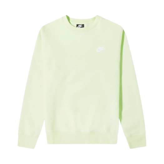 Nike Club Fleece Crew Sweatshirt Light Liquid Lime - US/EU