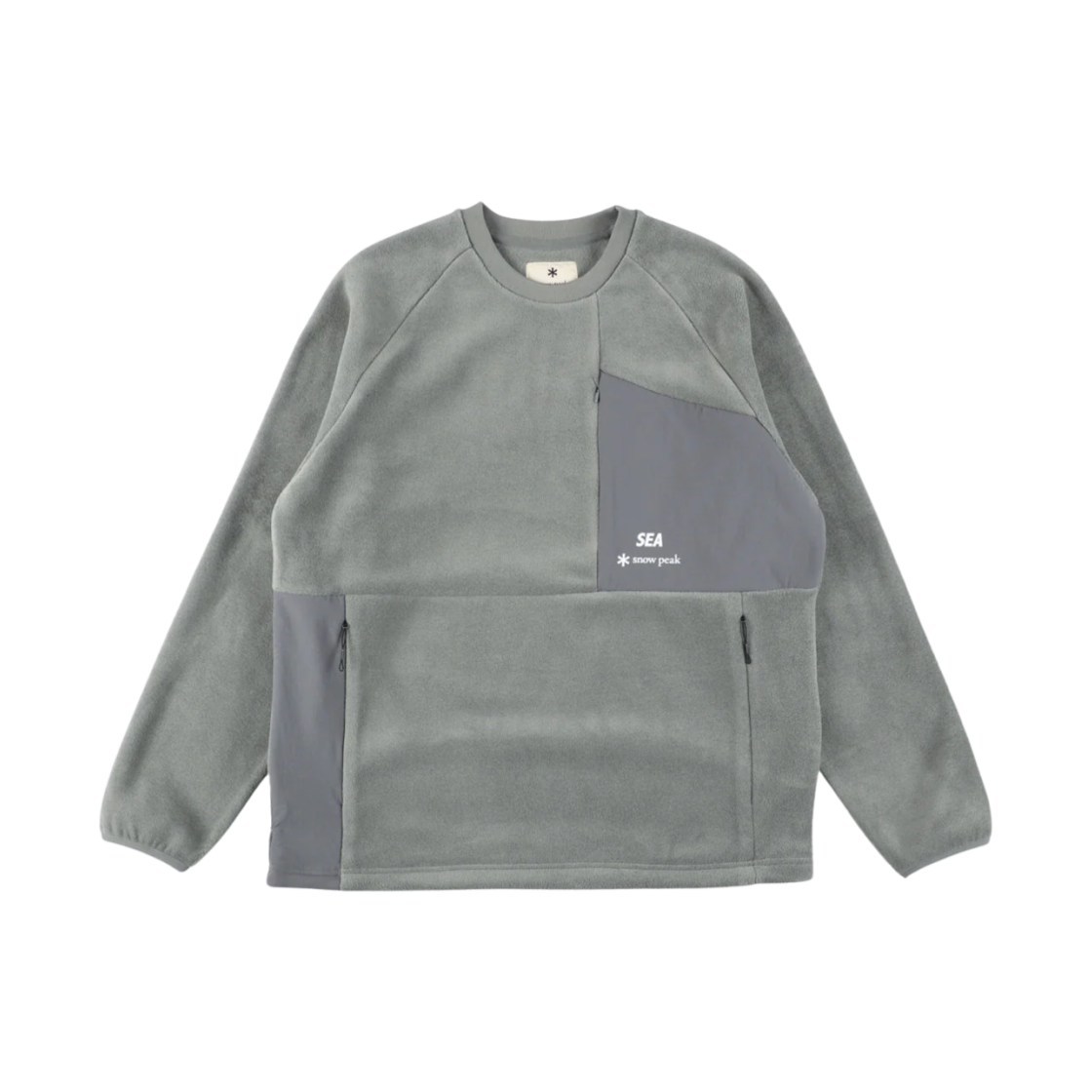 스노우 피크 x 윈드 앤 씨 더블 페이스 WR 플리스 풀오버 폴리지(Snow Peak x Wind and Sea Double Face WR Fleece Pullover Foliage)