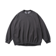 [SS25] moif Baggy Sweat Shirt Charcoal