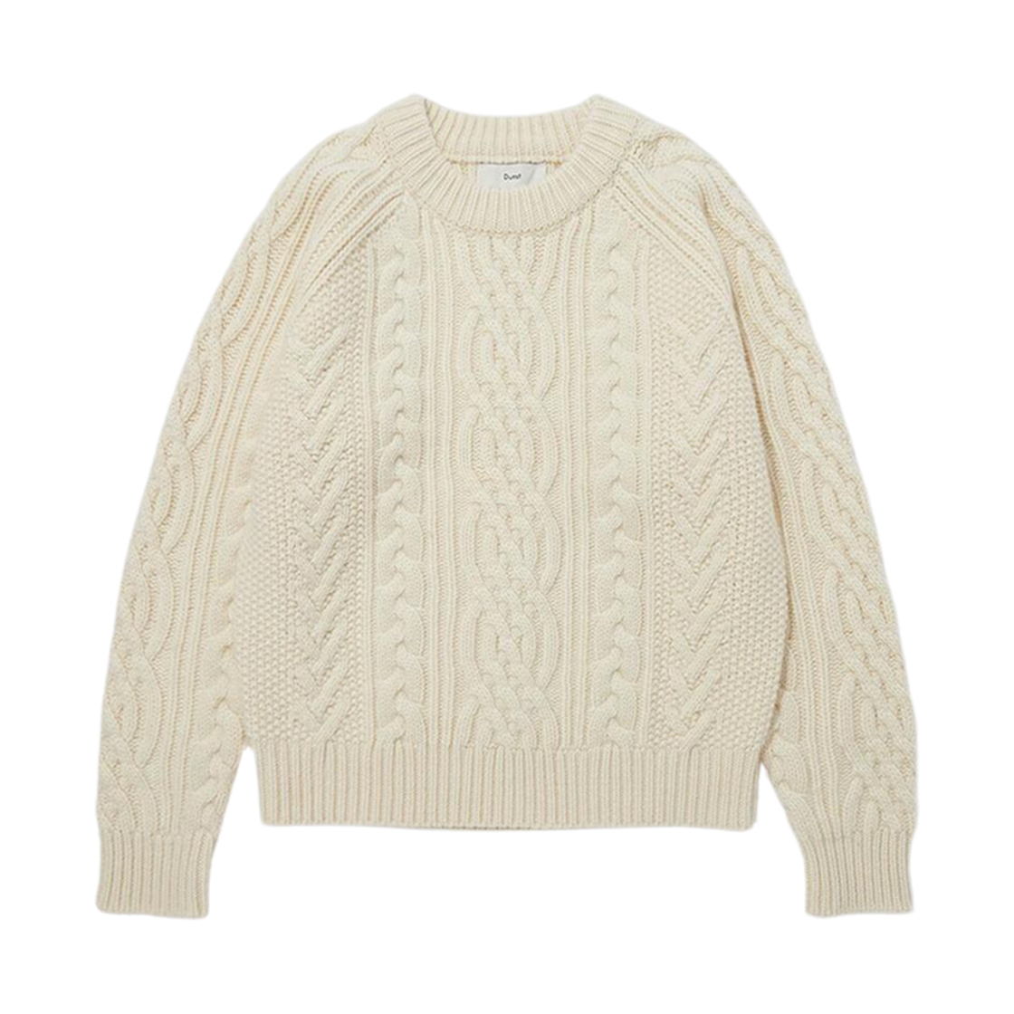 던스트 클래식 피셔맨 스웨터 크림(Dunst Classic Fisherman Sweater Cream) - 1