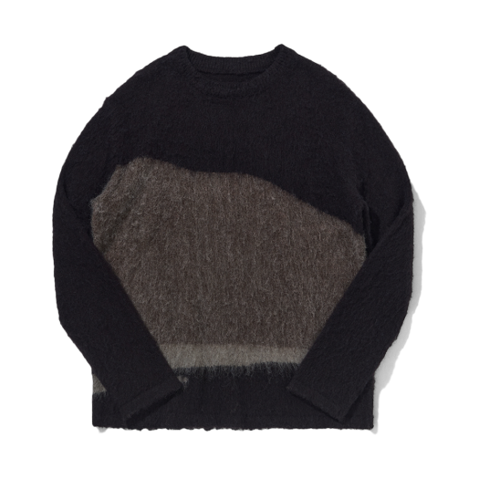 7440371_24AW_038 7440-37-1 Oil Painting Wool Mohair Sweater