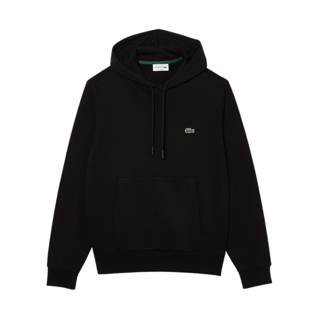 라코스테 베이직 후드 스웨트 블랙(Lacoste Basic Hoodie Sweat Black) - 1