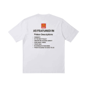 Palace x McDonald's Description T-Shirt 1 White - 23FW