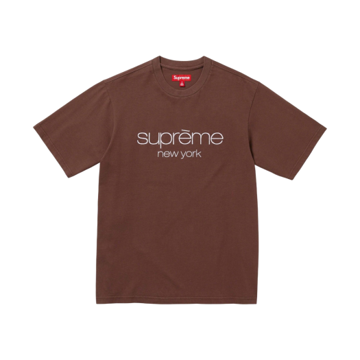Supreme Classic Logo S/S Top Brown - 23FW