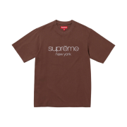 Supreme Classic Logo S/S Top Brown - 23FW