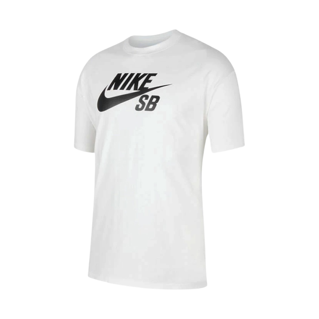 CV7540-100 Nike SB Logo Skateboarding T-Shirt White - Asia