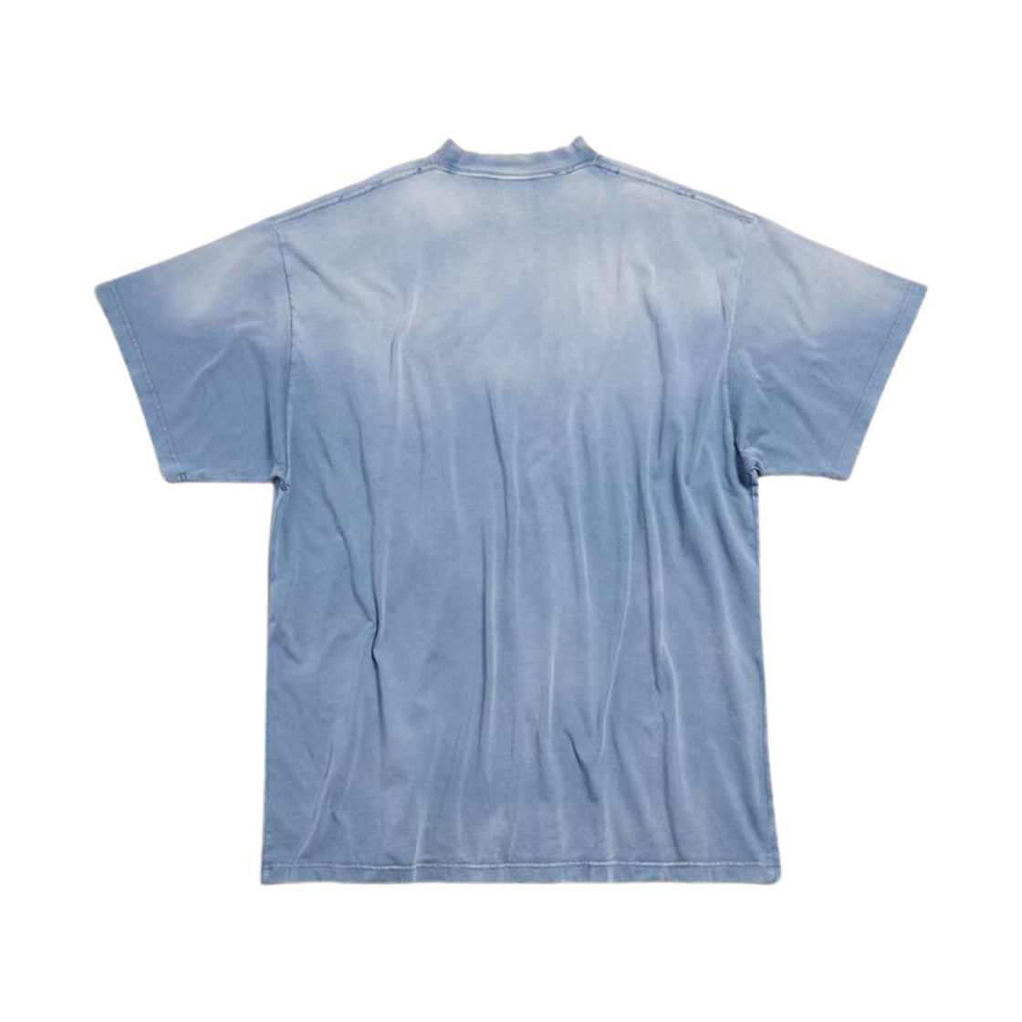 발렌시아가 파리 문 오버사이즈 티셔츠 블루(Balenciaga Paris Moon Oversized T-Shirt Blue) - 2