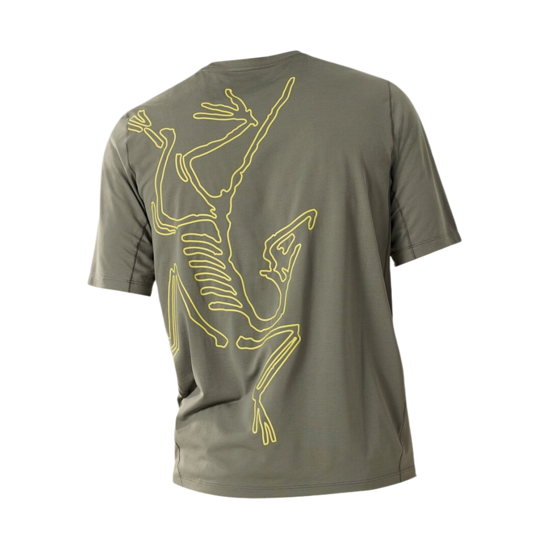 아크테릭스 코막 아크버드 로고 SS 티셔츠 포리지 헤더 II(Arc'teryx Cormac Arc'Bird Logo SS T-Shirt Forage Heather II)
