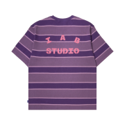 IAB Studio x Arcane Jinx Striped T-shirt Purple Stripe Pink