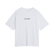 Maison Kitsune Embroidery Oversize T-Shirt White