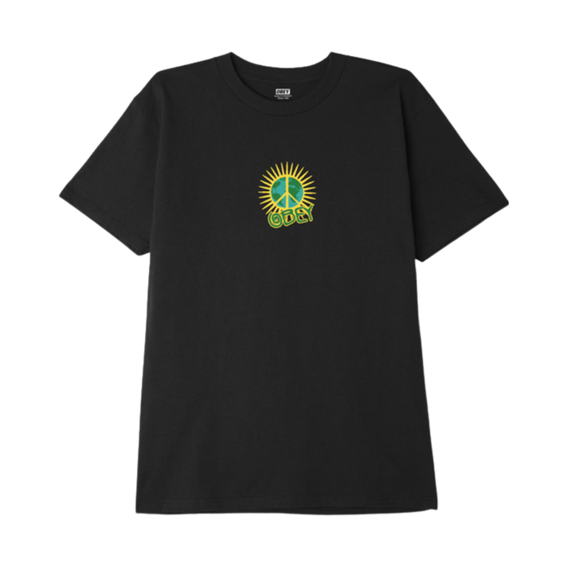 오베이 월드 파즈 클래식 티셔츠 블랙(Obey World Paz Classic T-Shirt Black) - 2