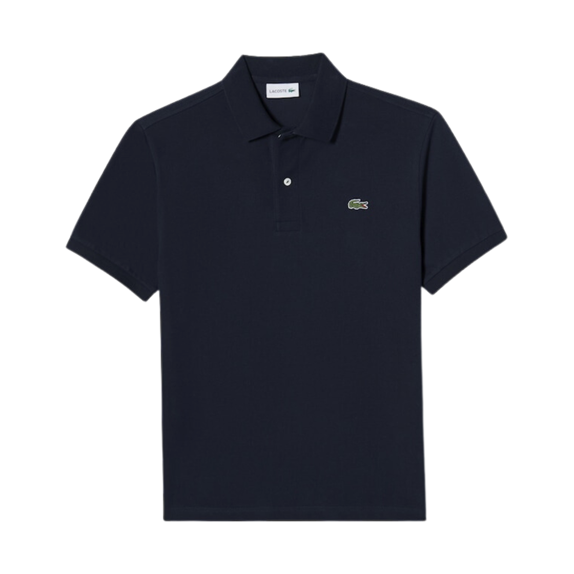 라코스테 프렌치 레귤러 핏 베이직 폴로 네이비 블루(Lacoste French Regular Fit Basic Polo Navy Blue)