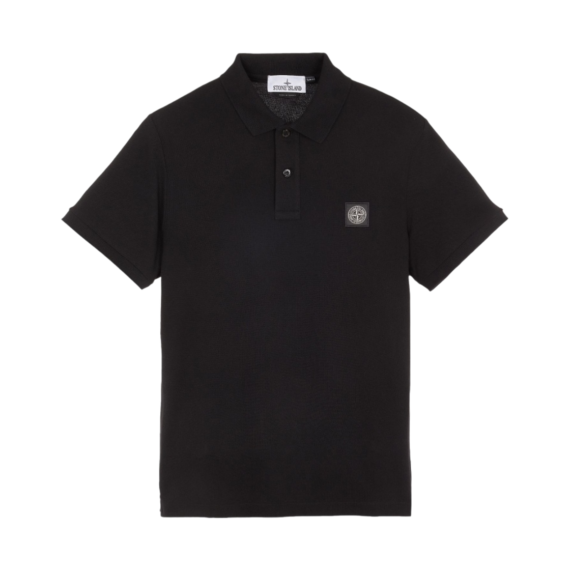 79152SC17-A0029 Stone Island 2SC17 Stretch Cotton Pique Polo Shirt Black - 23FW