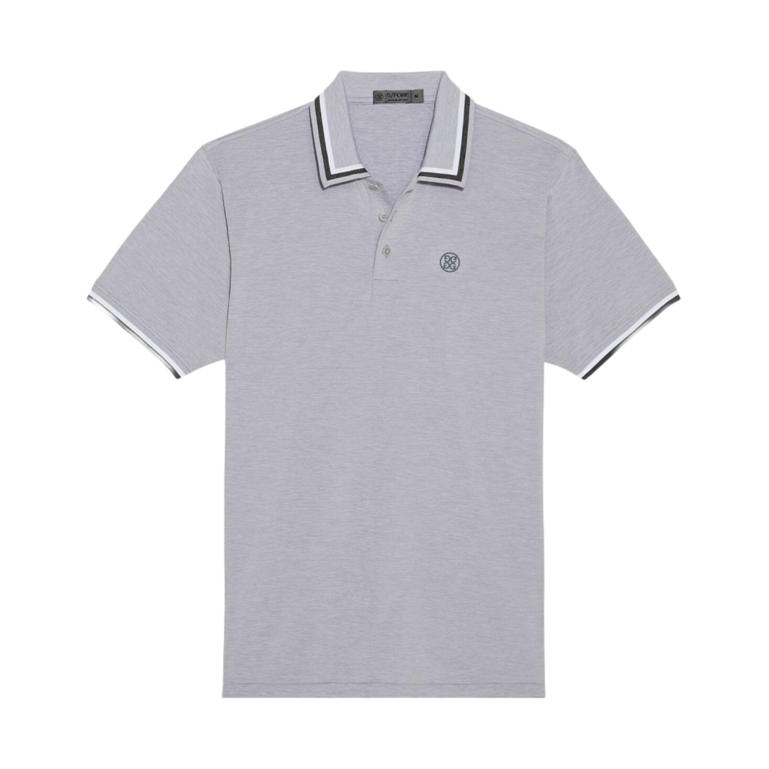 지포어 턱스 립 칼라 테크 저지 슬림핏 폴로 라이트 헤더 그레이(G/Fore Tux Rib Collar Tech Jersey Slim Fit Polo Light Heather Grey) - 1