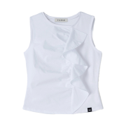 Yunse Wave Sleeveless White