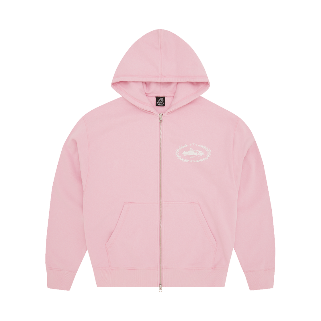 - Corteiz Superior Royale Zip Hoodie Pink