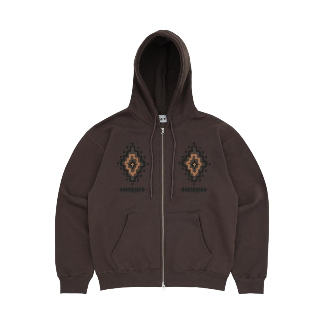 PS25SSHZ01LB POTS Chimayo Hood Zip Up Lignt Brown