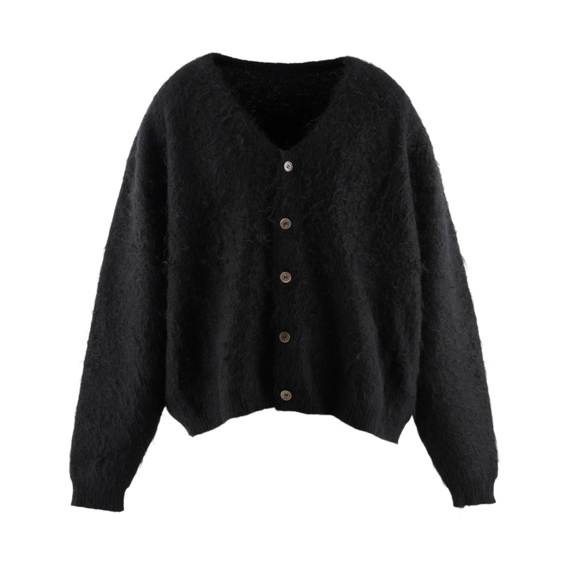 세인트 마이클 가디건 모헤어 블랙 - 23AW