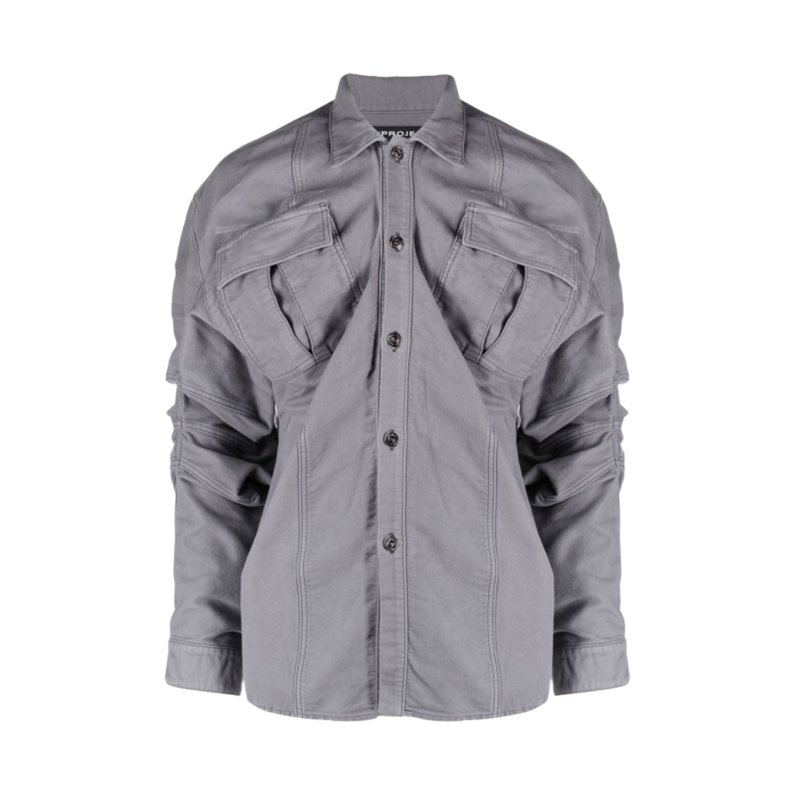 와이프로젝트 카고 셔츠 그레이 - 23SS(Y/Project Cargo Shirt Grey - 23SS)