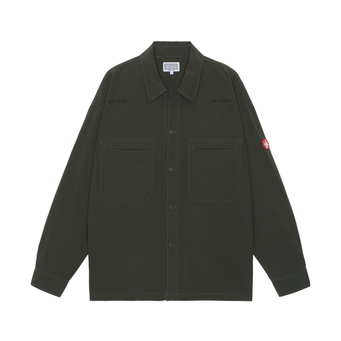 카브엠트 코튼 캐주얼 셔츠 그린 - 23SS(Cav Empt Cotton Casual Shirt Green - 23SS) - 1