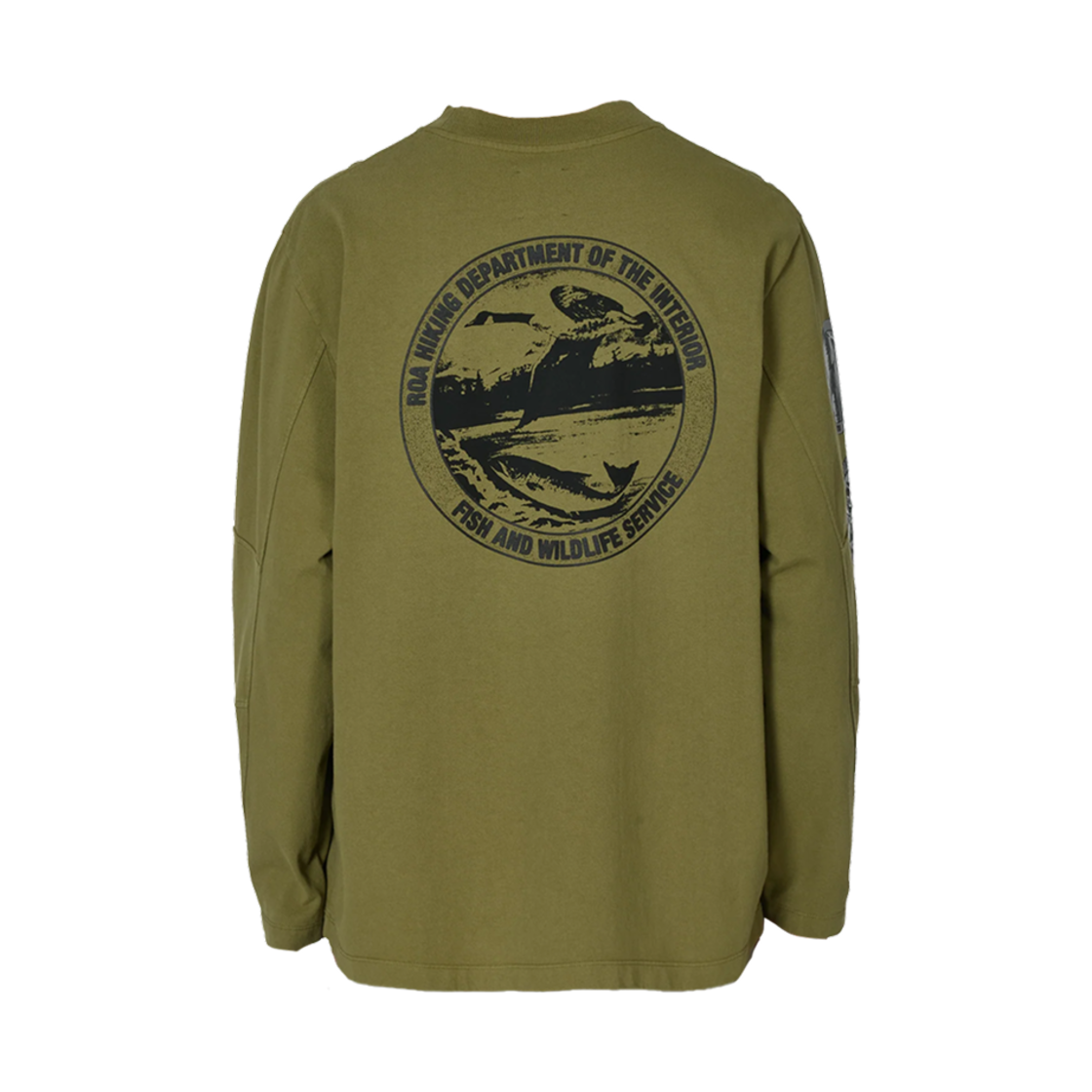 J302108 Roa Division Long Sleeve Olive Drab