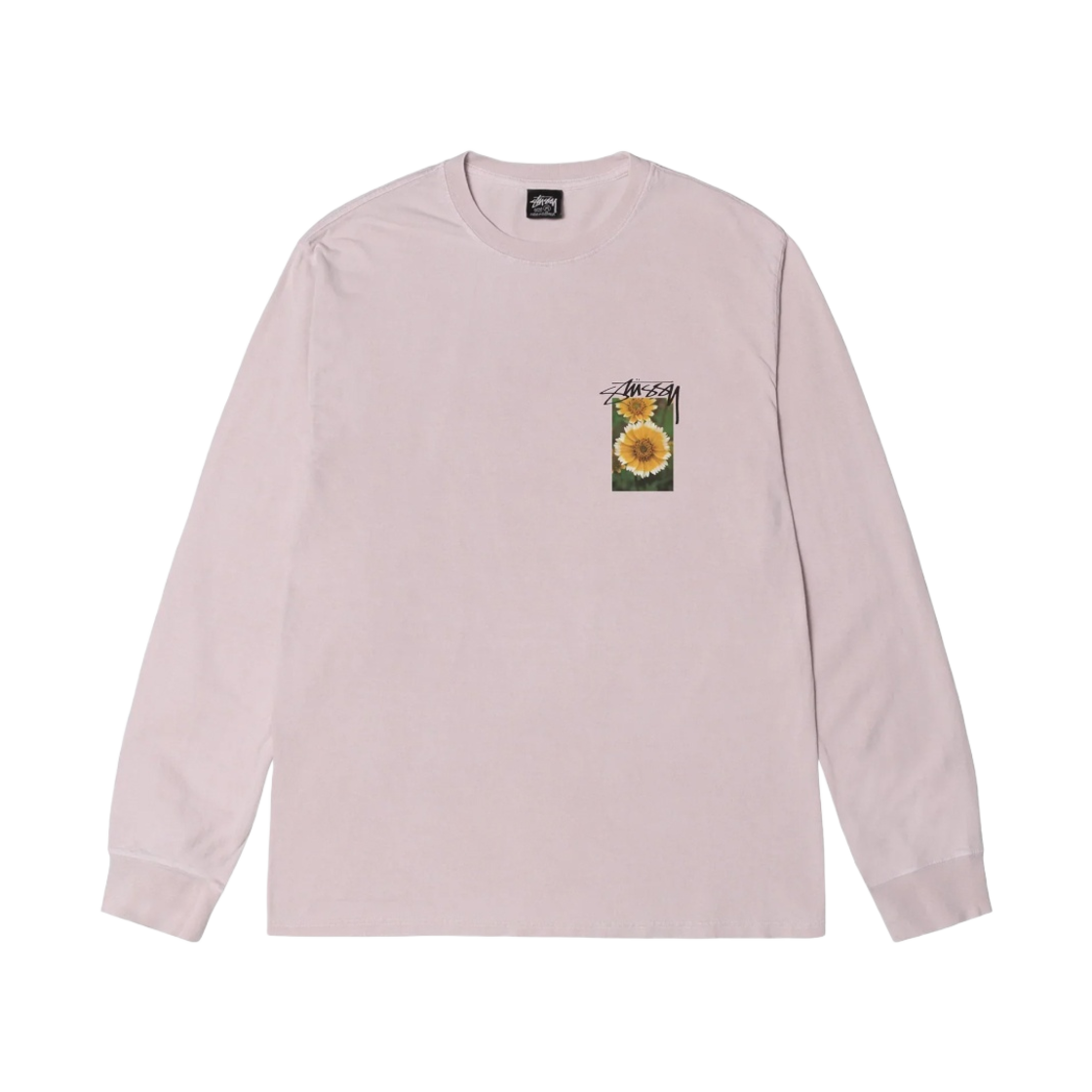 스투시 플라워 그리드 피그먼트 다이드 롱슬리브 티셔츠 블러쉬(Stussy Flower Grid Pigment Dyed LS T-Shirt Blush) - 2