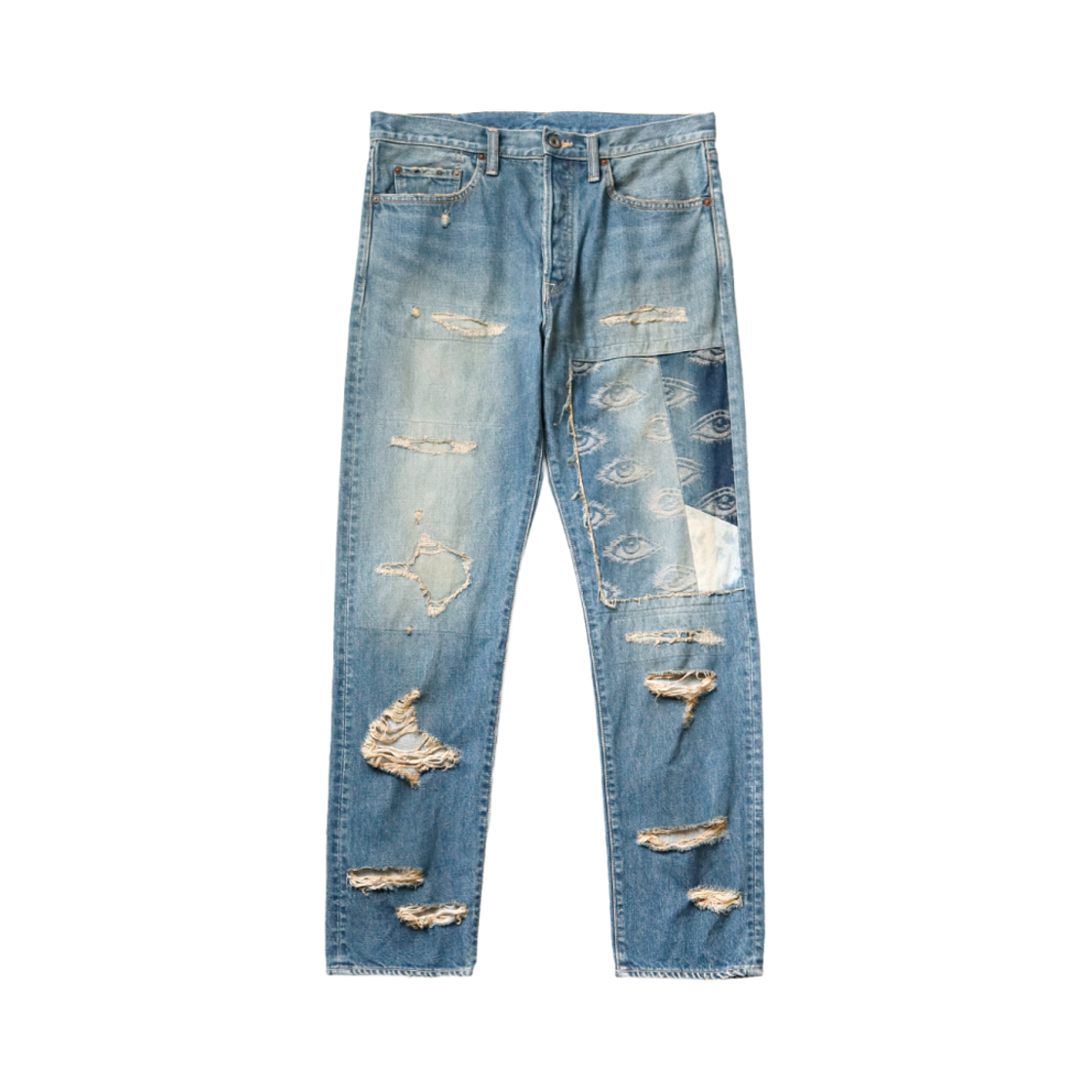 K2410LP068 Kapital 14 oz. Denim 5P Monkey Cisco Speakeasy Dixie Remake Processing