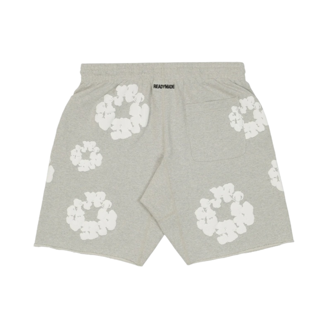 데님 티어스 x 레디메이드 코튼 리쓰 스웨트쇼츠 그레이 화이트(Denim Tears x Readymade Cotton Wreath Sweatshorts Grey White) - 2