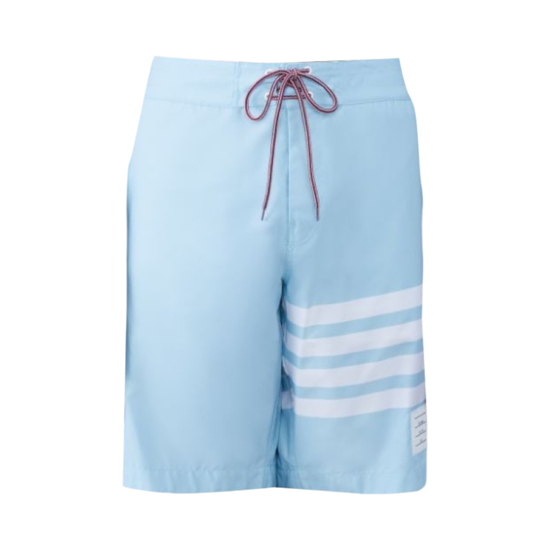 MTT029A-07538-460 Thom Browne Stripe Swim Tech 4-Bar Board Shorts Medium Blue